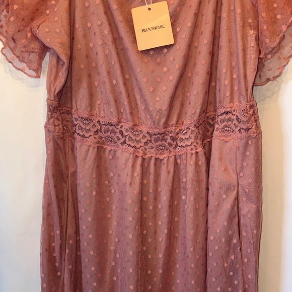 BloomChic Pink Maxi Dress - Picture 5 of 10